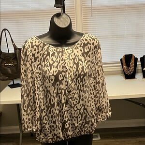 Leopard Print Women's Top from The limited.